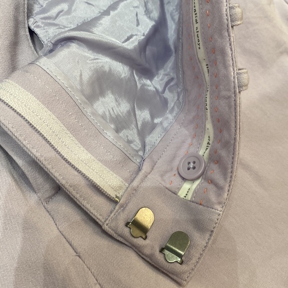 Anthropologie womens lilac “the essential slim” ankle pants, size 12, like new! - Picture 5 of 5